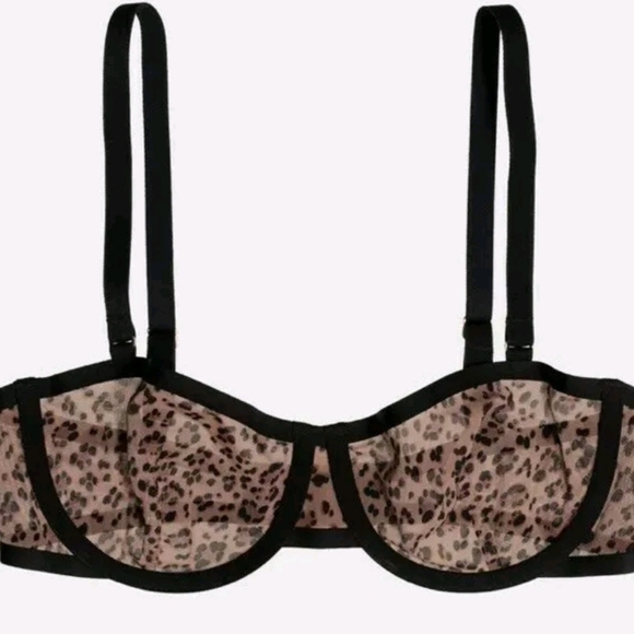 CUUP BALCONETTE BRA IN LEOPARD PRINT - Picture 3 of 6